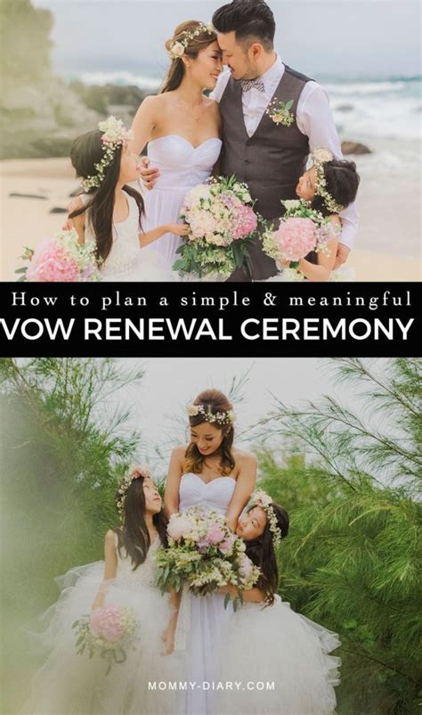 Intimate Vow Renewal Ceremony .